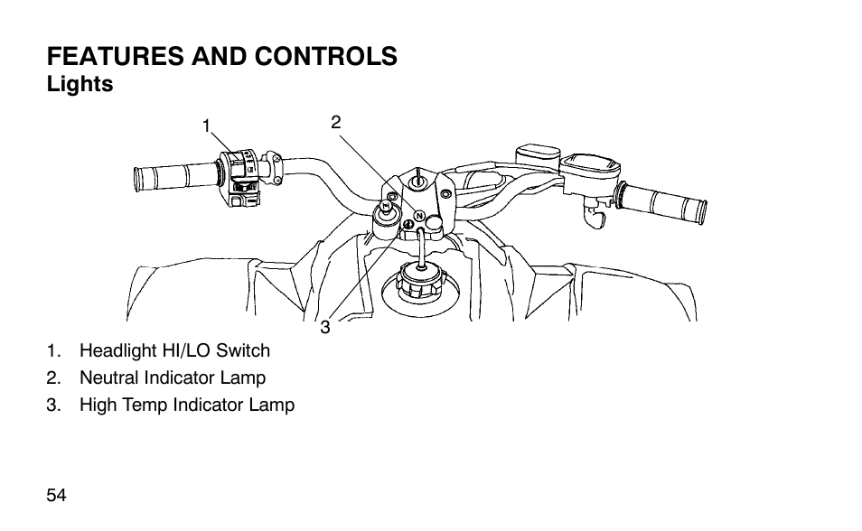 Features and controls | Polaris Predator User Manual | Page 57 / 189