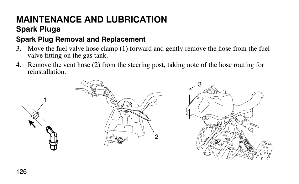 Maintenance and lubrication | Polaris Outlaw 9920783 User Manual | Page 129 / 202