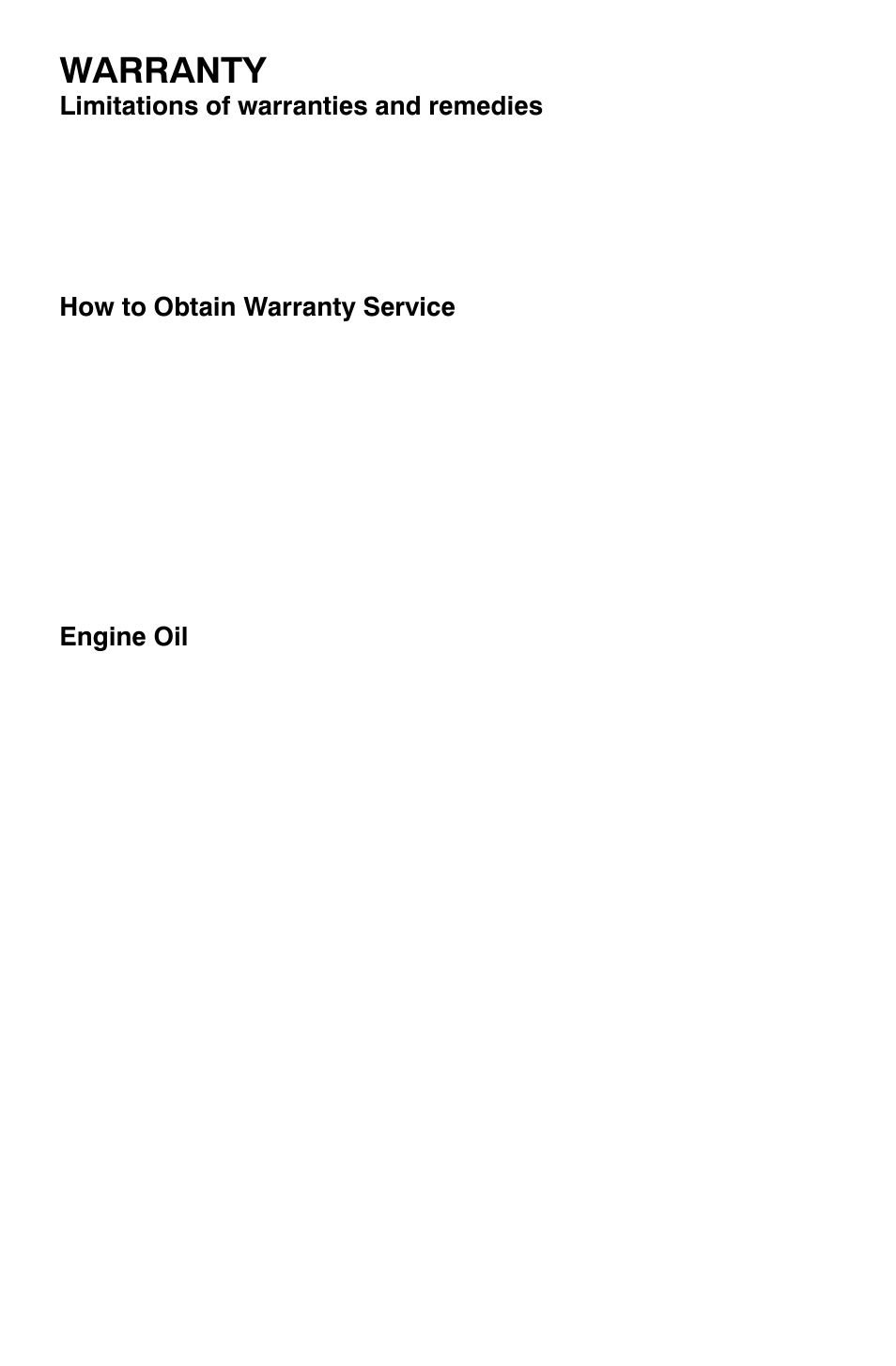 Warranty | Polaris Widetrak LX User Manual | Page 119 / 130
