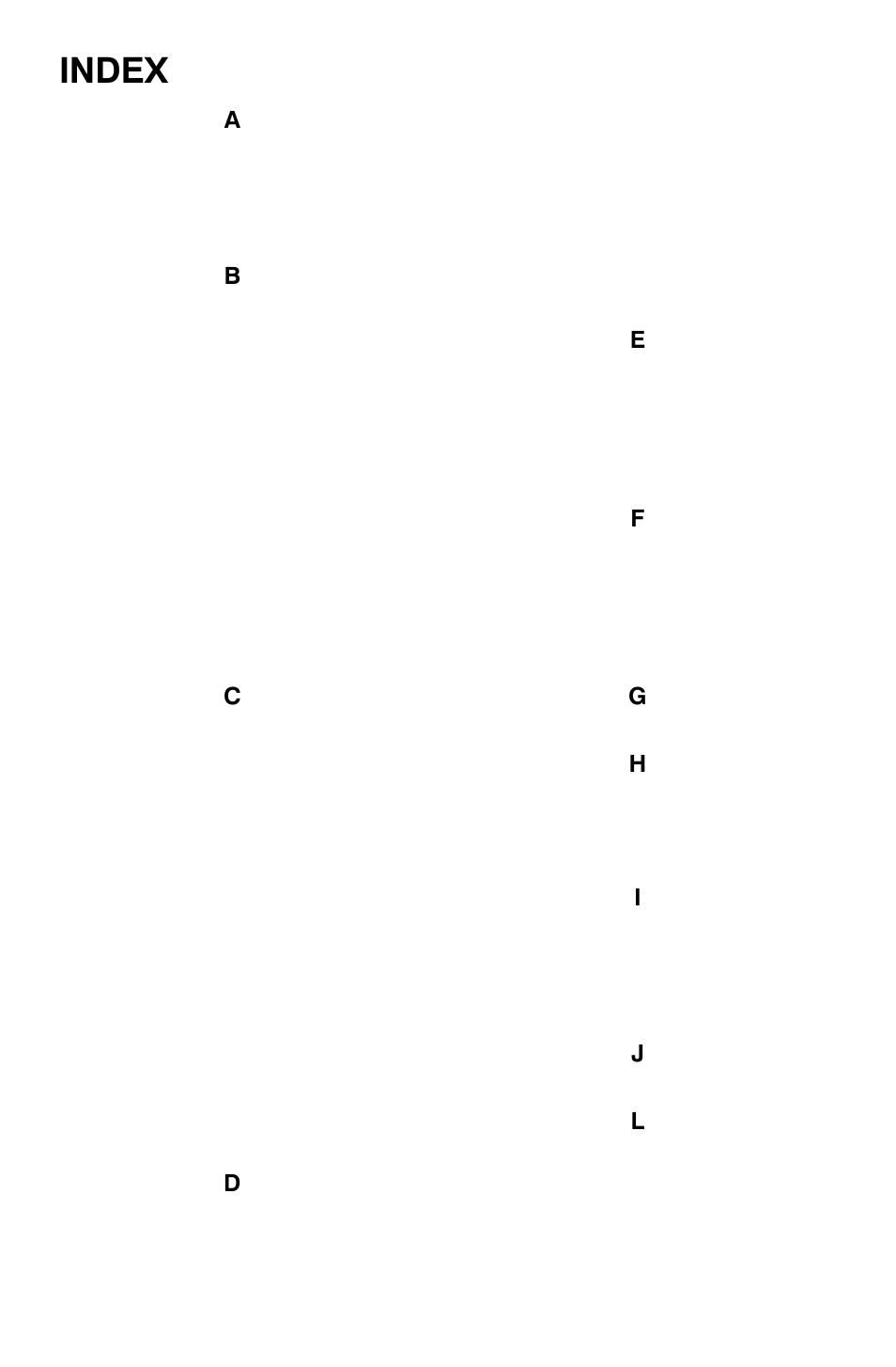 Index | Polaris Widetrak LX User Manual | Page 129 / 130