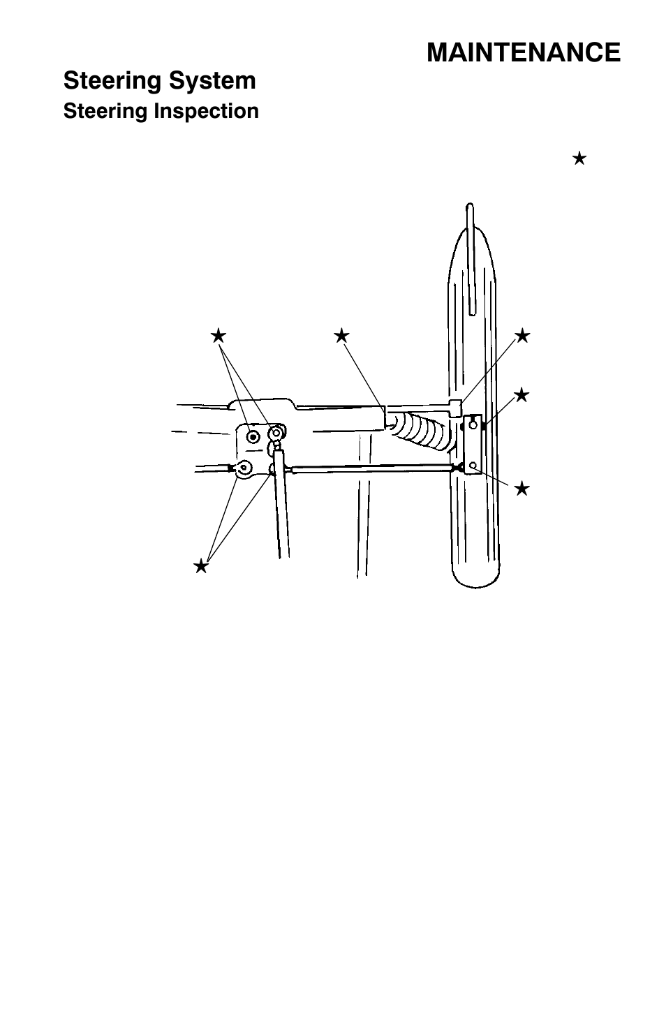 Maintenance, Steering system | Polaris Widetrak LX User Manual | Page 96 / 130