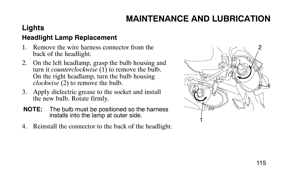 Maintenance and lubrication | Polaris Predator 9920779 User Manual | Page 118 / 191