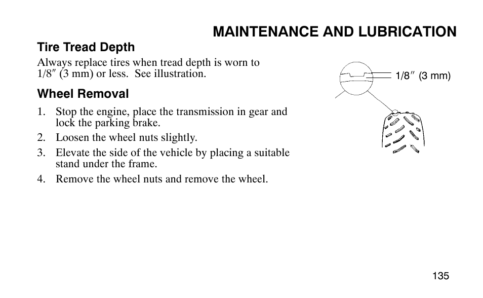 Maintenance and lubrication | Polaris Predator 9920779 User Manual | Page 138 / 191