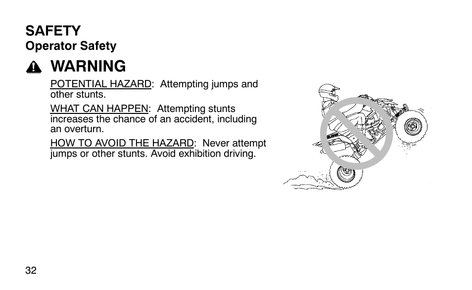 Warning, Safety | Polaris Predator 9920779 User Manual | Page 35 / 191