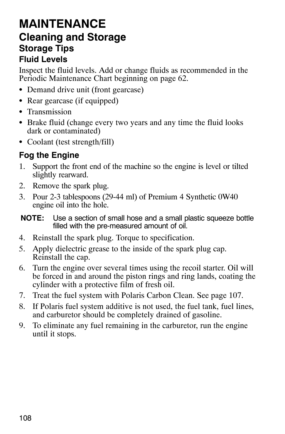 Maintenance, Cleaning and storage | Polaris SCRAMBER 500 User Manual | Page 111 / 129