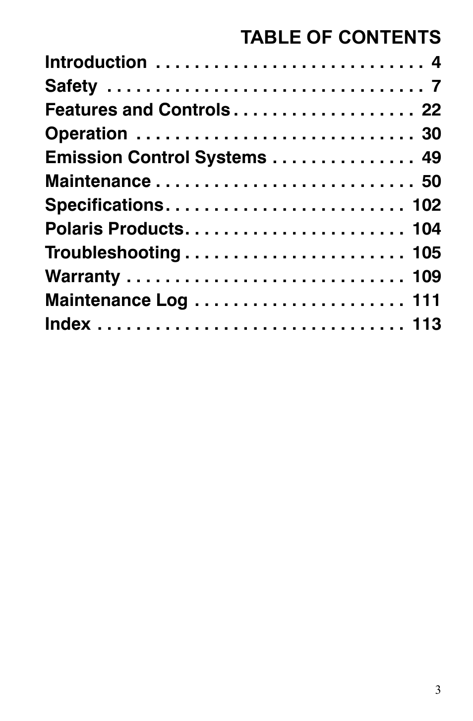 Polaris Scrambler 9922077 User Manual | Page 5 / 117