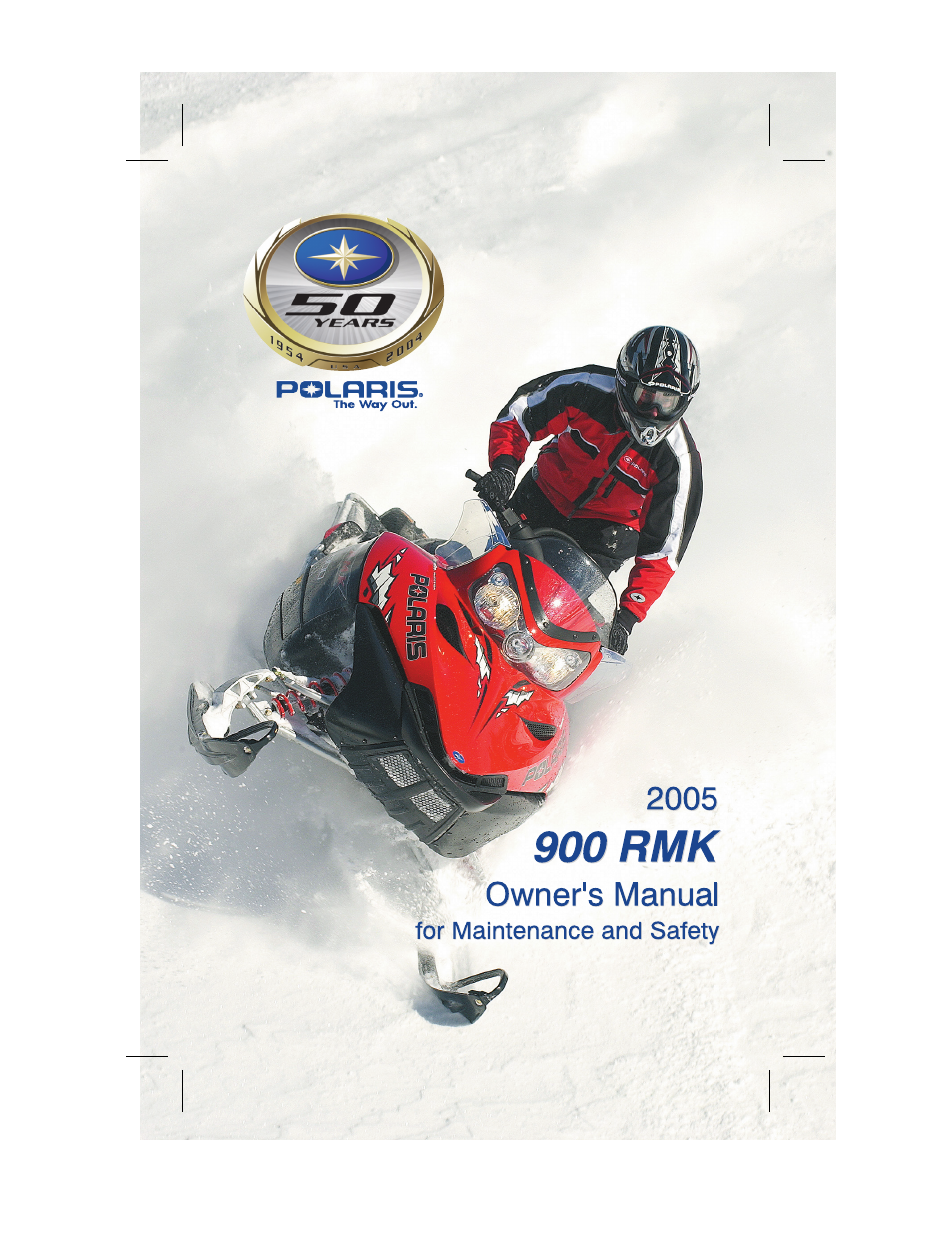 Polaris 900 RMK User Manual | 123 pages