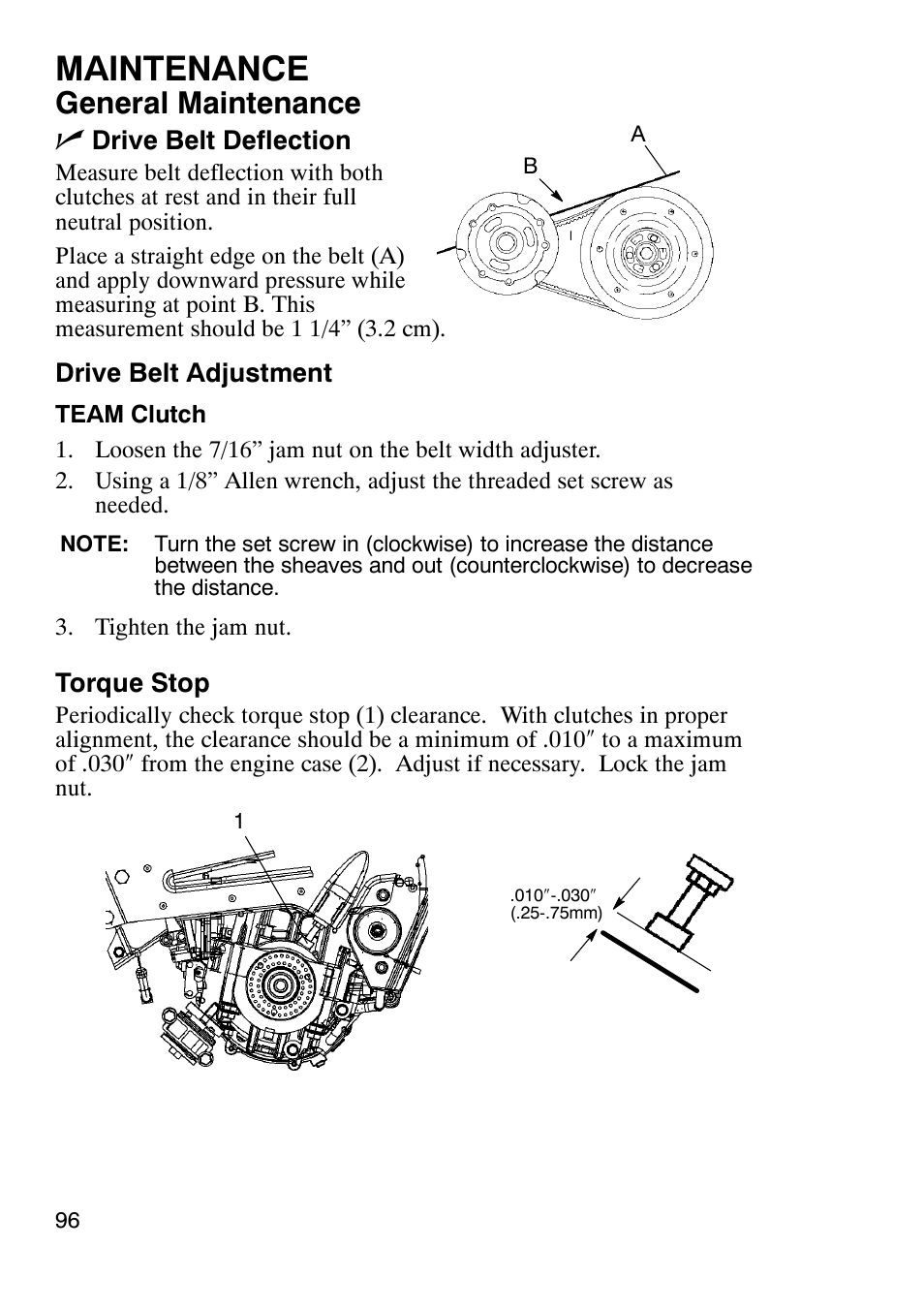 Maintenance, General maintenance n | Polaris 900 RMK User Manual | Page 99 / 123