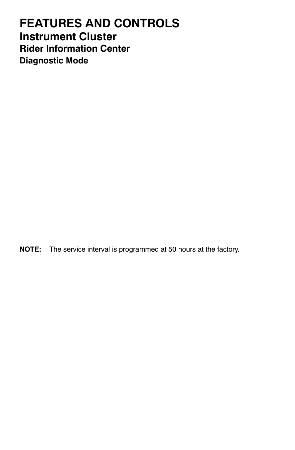 Features and controls, Instrument cluster | Polaris Sportsman 9921792 User Manual | Page 38 / 131