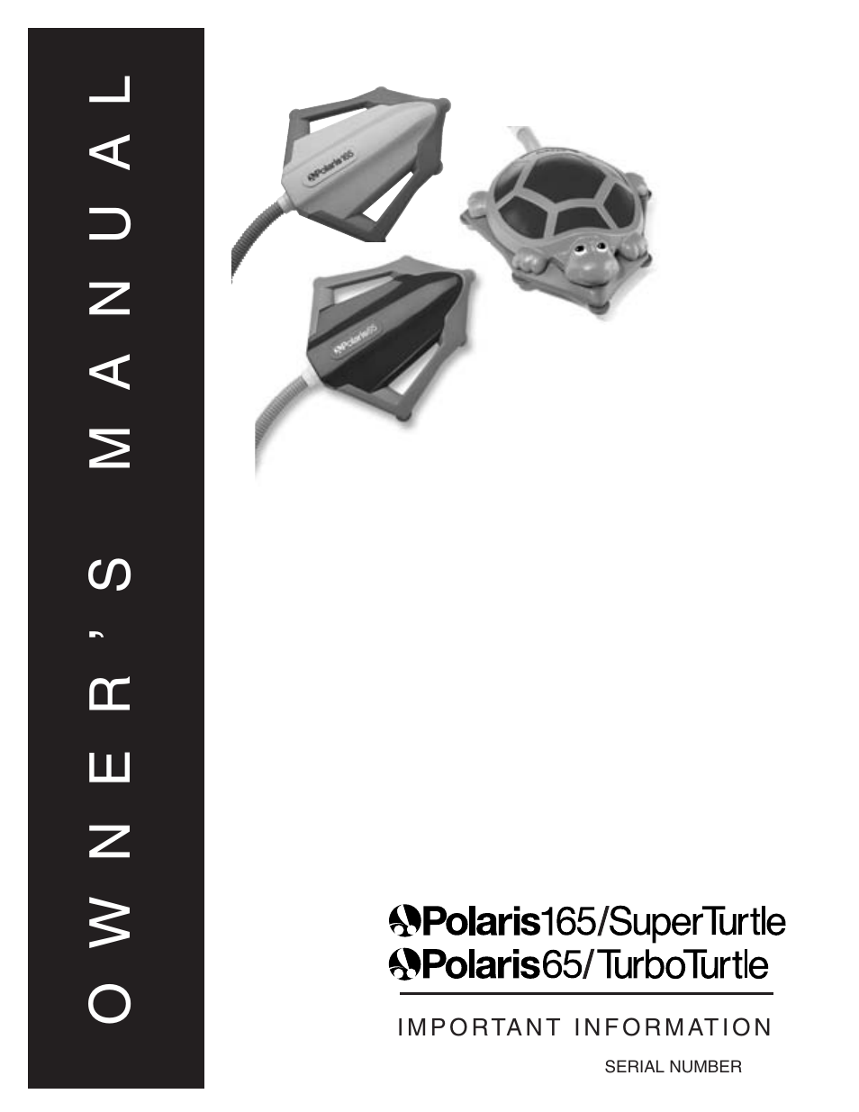 Polaris SUPER TURTLE 165 User Manual | 9 pages