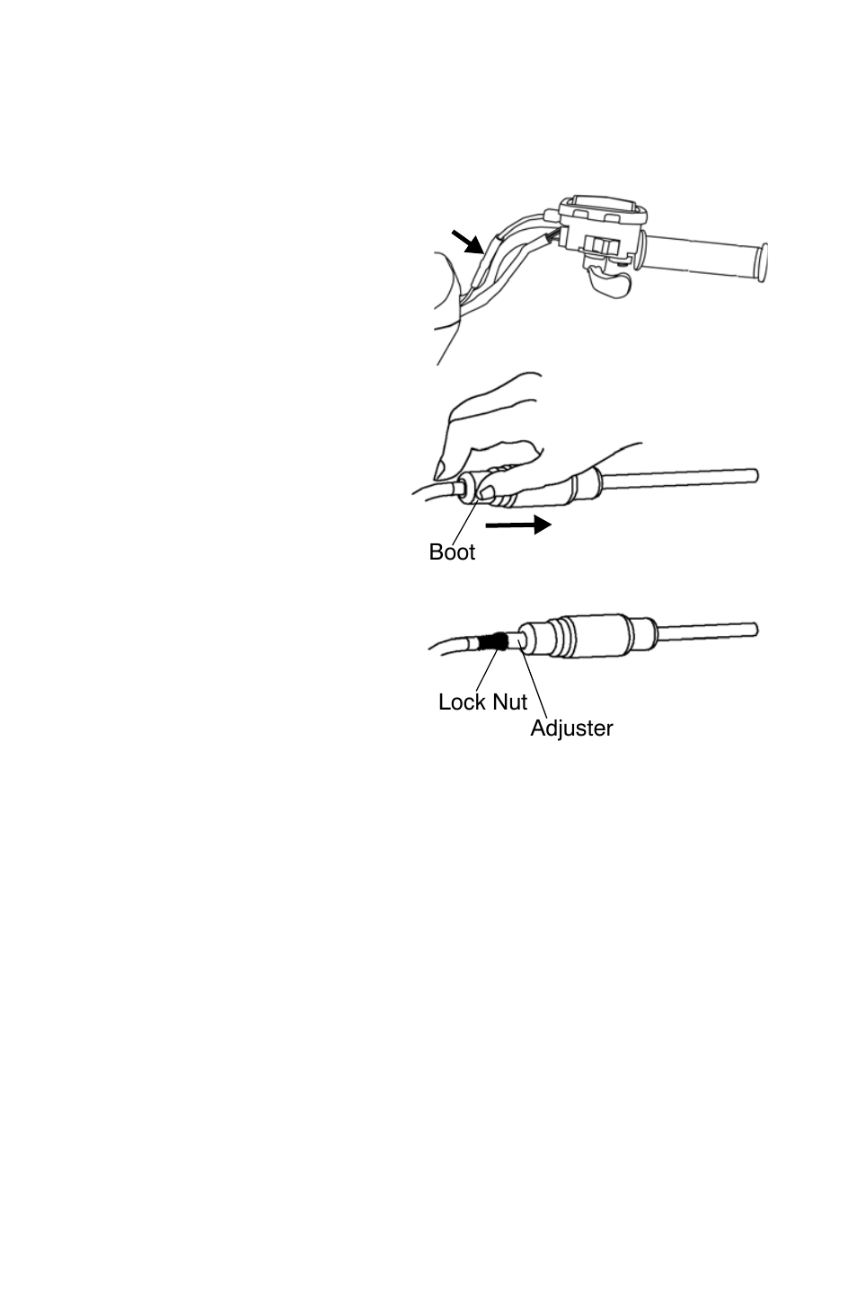 Adjustments, Throttle cable freeplay | Polaris Sportsman 9921822 User Manual | Page 111 / 126