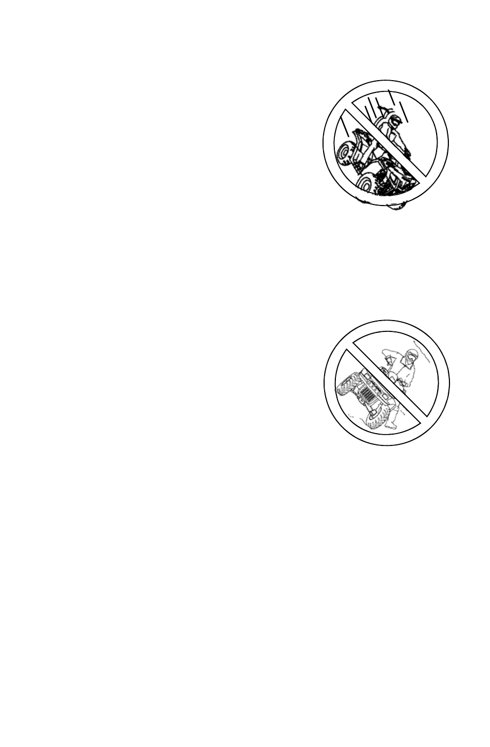 Safety, Safety warnings, Descending hills improperly | Crossing hillsides | Polaris Sportsman 9921822 User Manual | Page 18 / 126