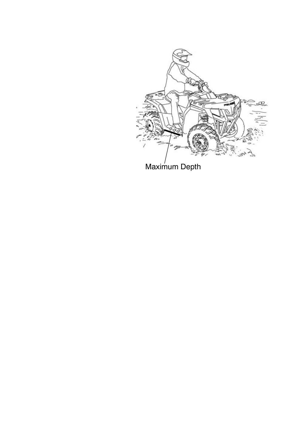 Operation, Driving through water | Polaris Sportsman 9921822 User Manual | Page 56 / 126