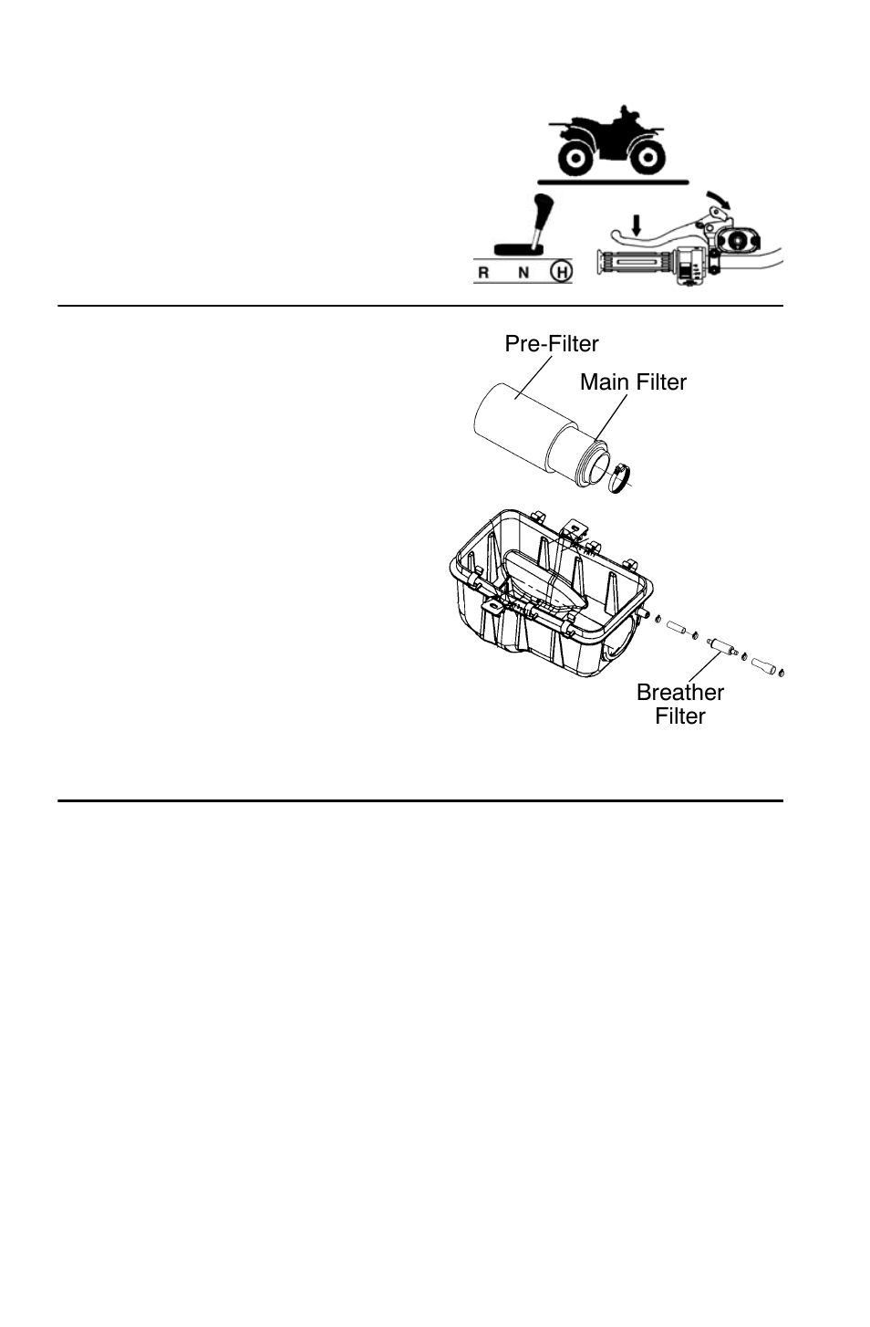 Maintenance, Air filter | Polaris Sportsman 9921822 User Manual | Page 85 / 126