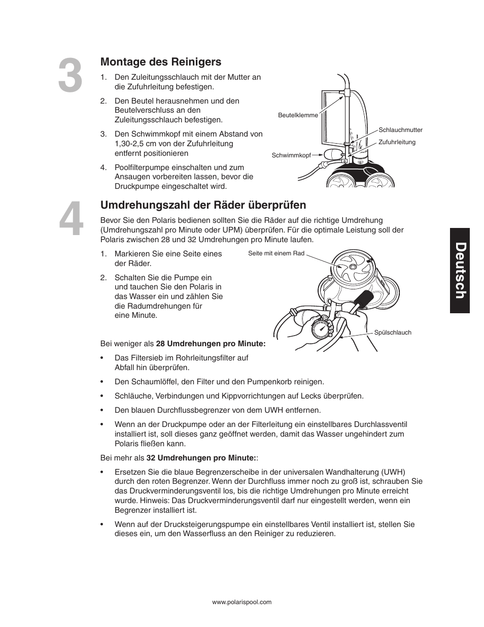 De u ts c h | Polaris 280 User Manual | Page 25 / 64