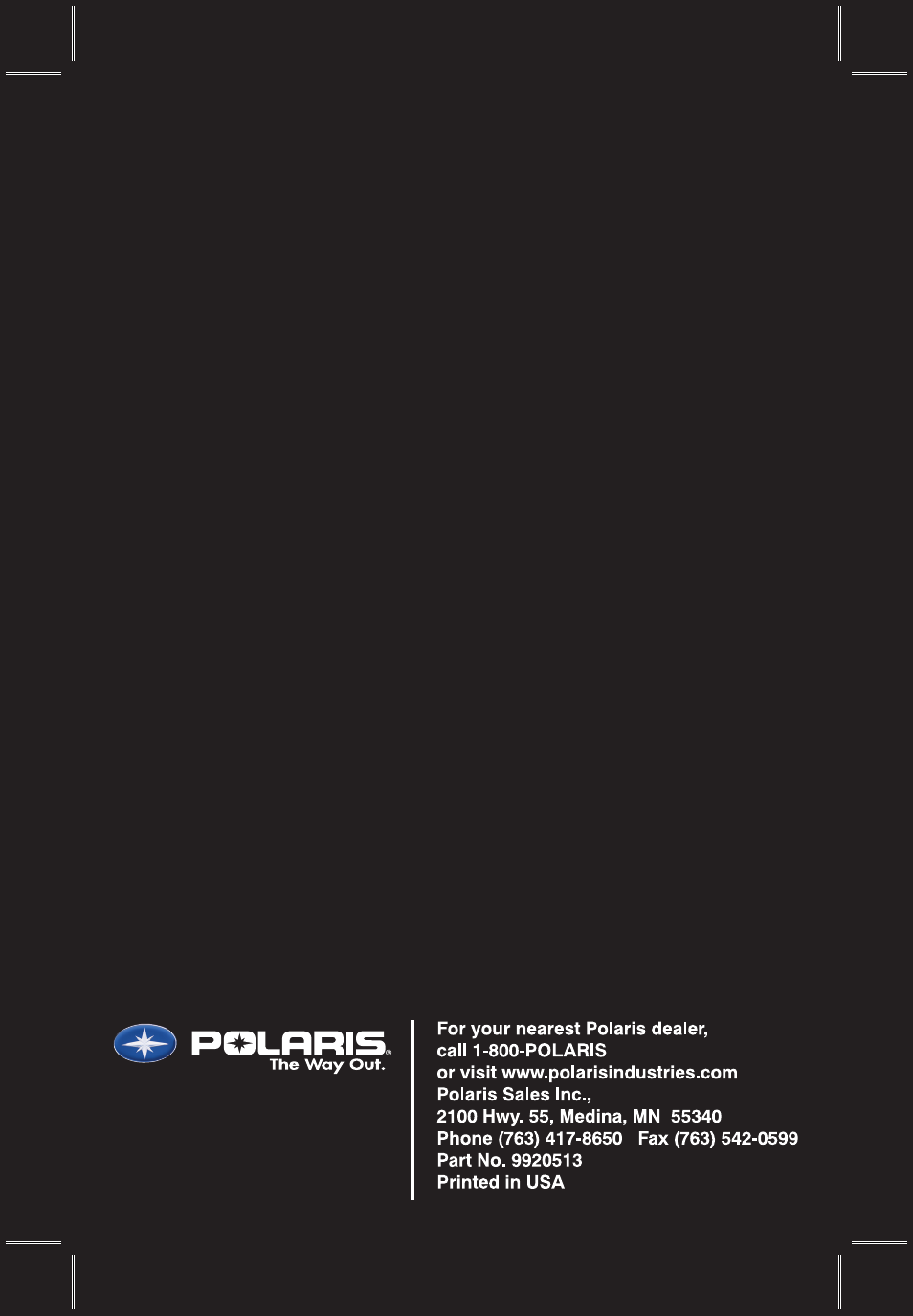 Polaris Xer User Manual | Page 2 / 100
