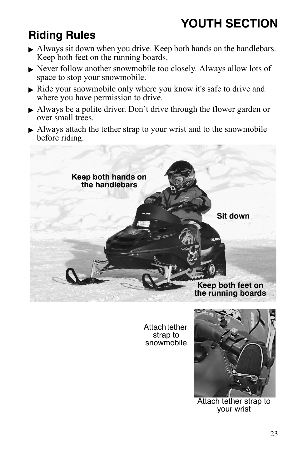 Riding rules | Polaris Xer User Manual | Page 26 / 100