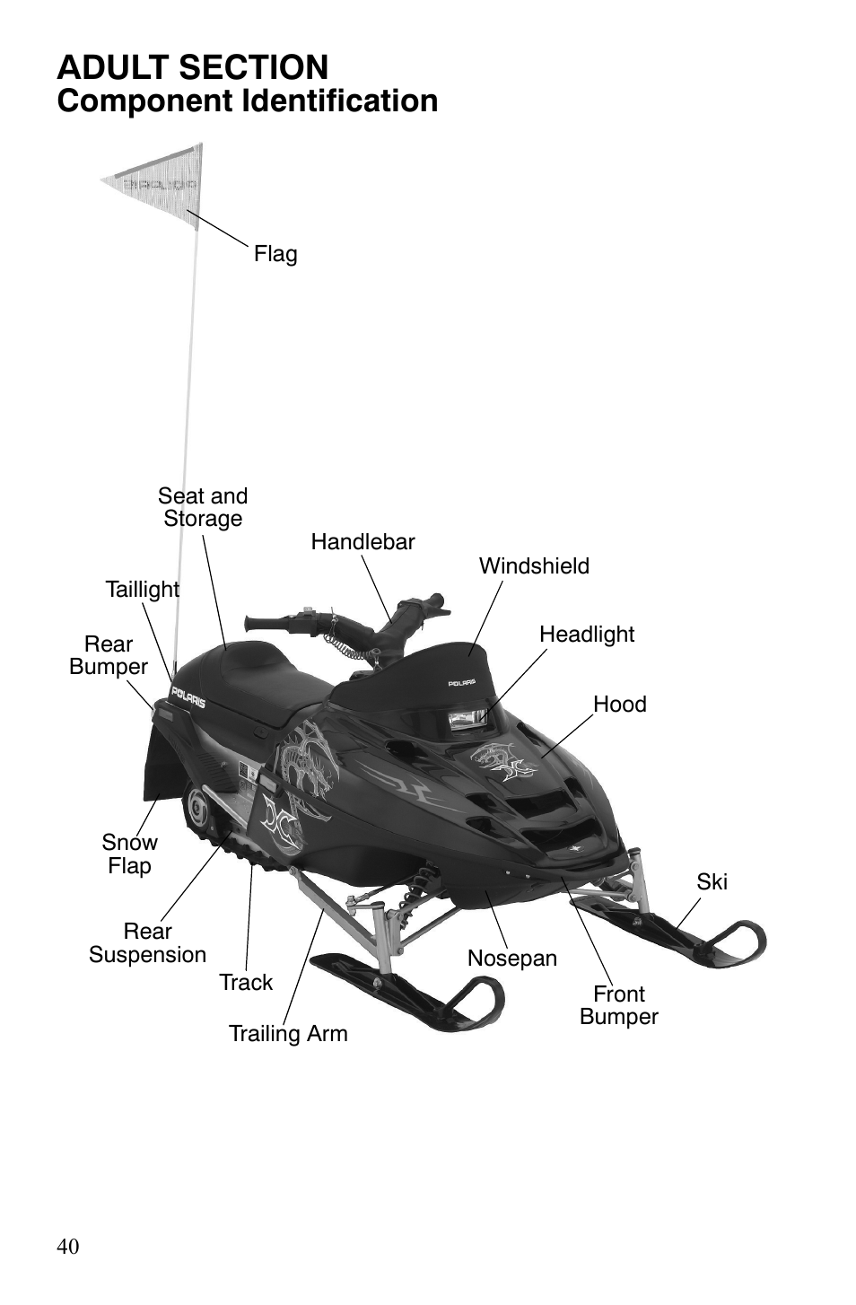 Component identification | Polaris Xer User Manual | Page 43 / 100