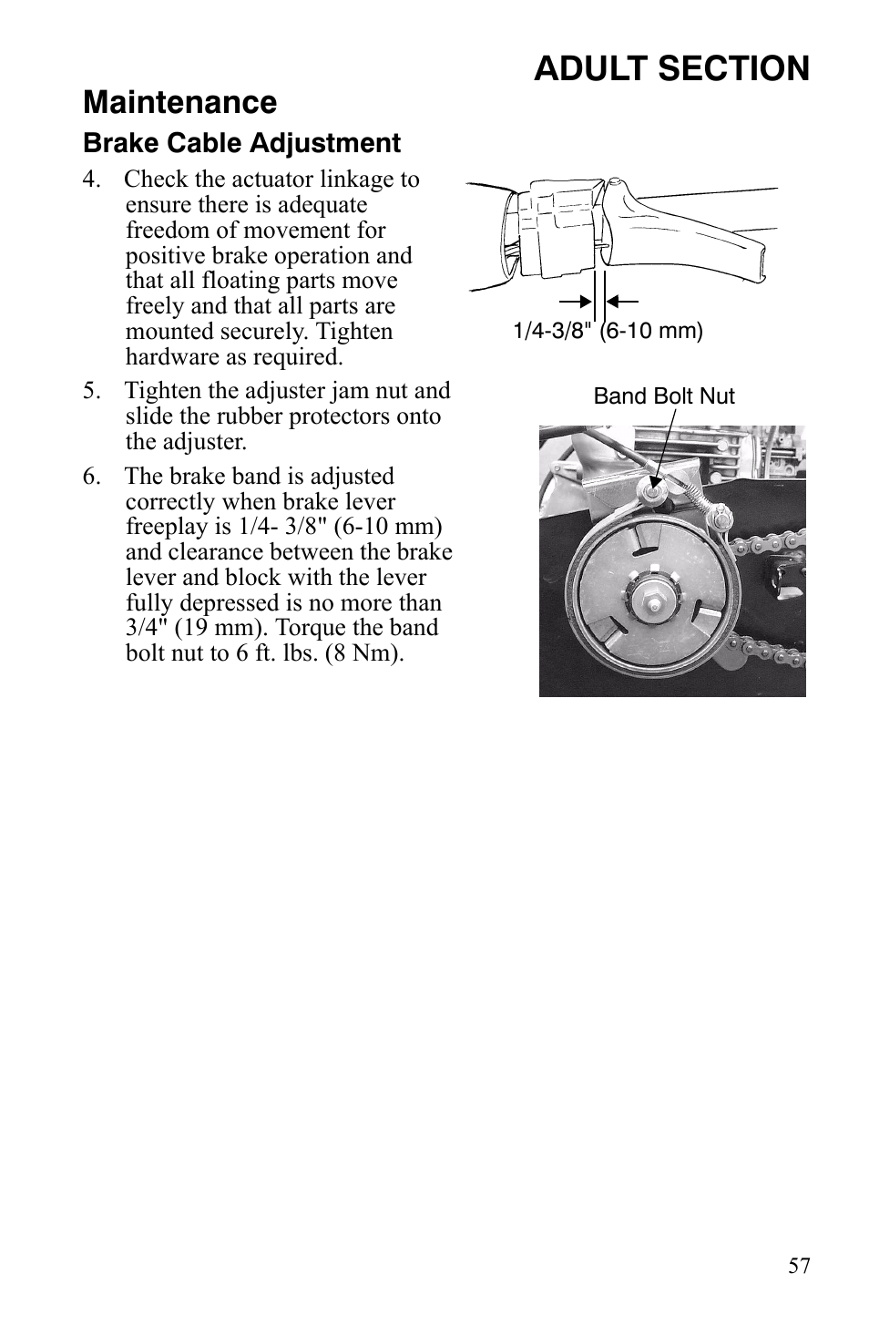 Maintenance | Polaris Xer User Manual | Page 60 / 100