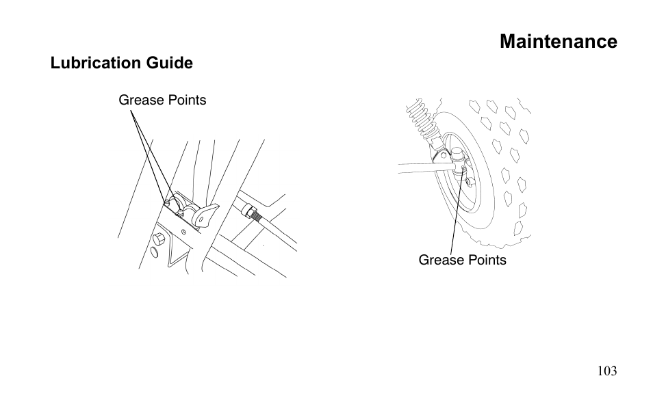 Maintenance | Polaris Outlaw 9921811 User Manual | Page 106 / 184