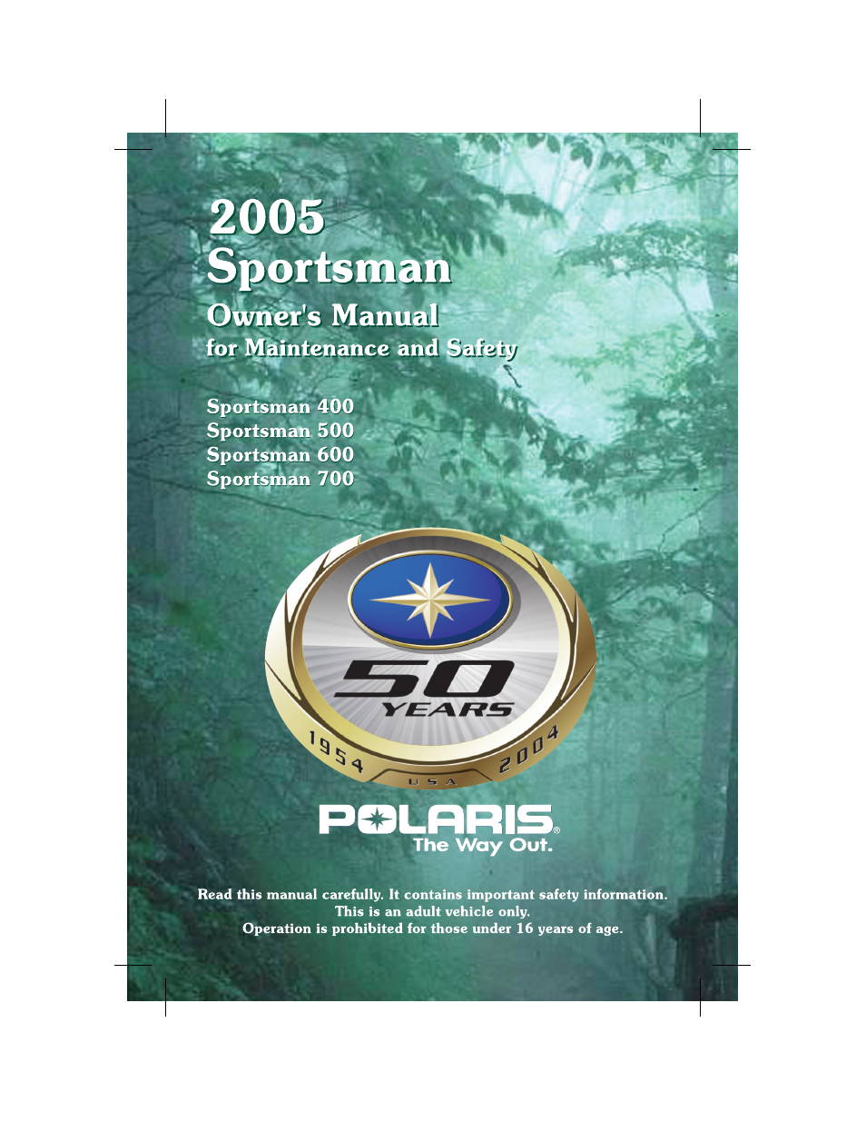 Polaris 9919412 User Manual | 135 pages