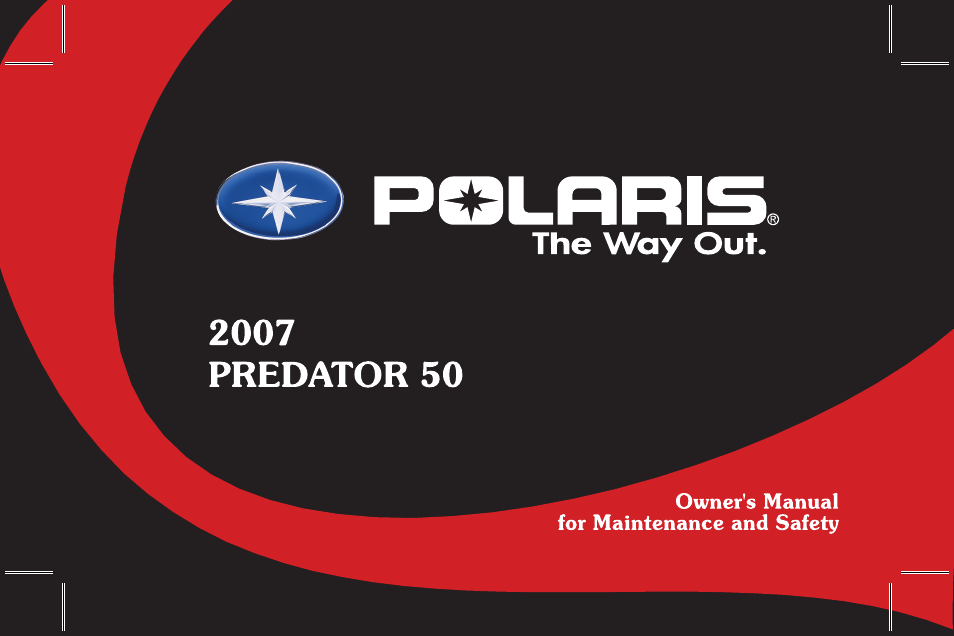 Polaris Predator 9920872 User Manual | 199 pages