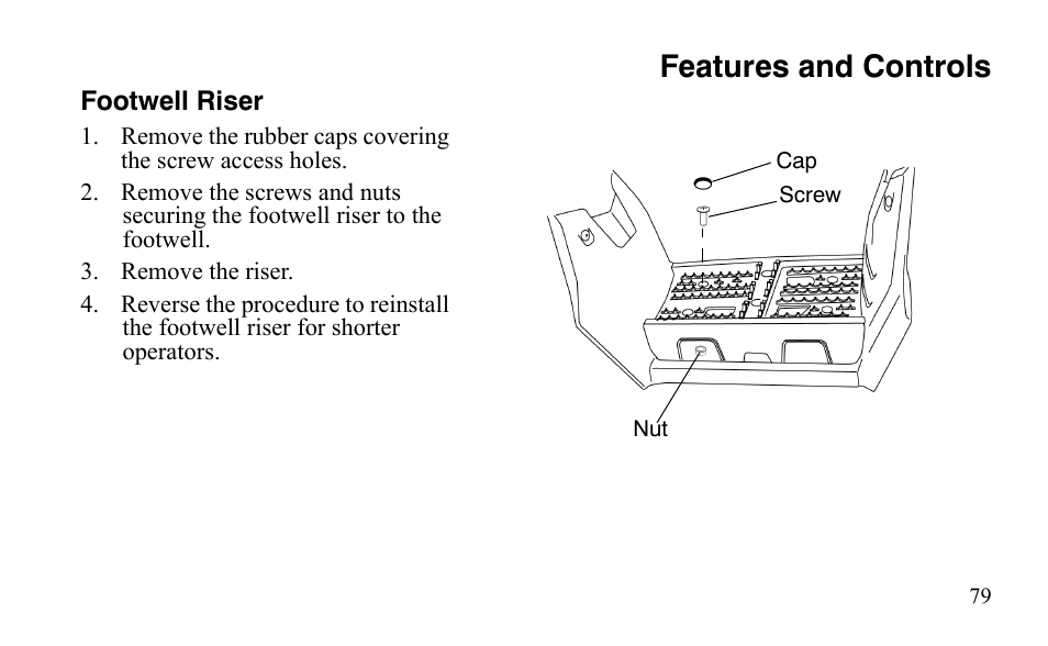 Features and controls | Polaris Predator 9920872 User Manual | Page 82 / 199