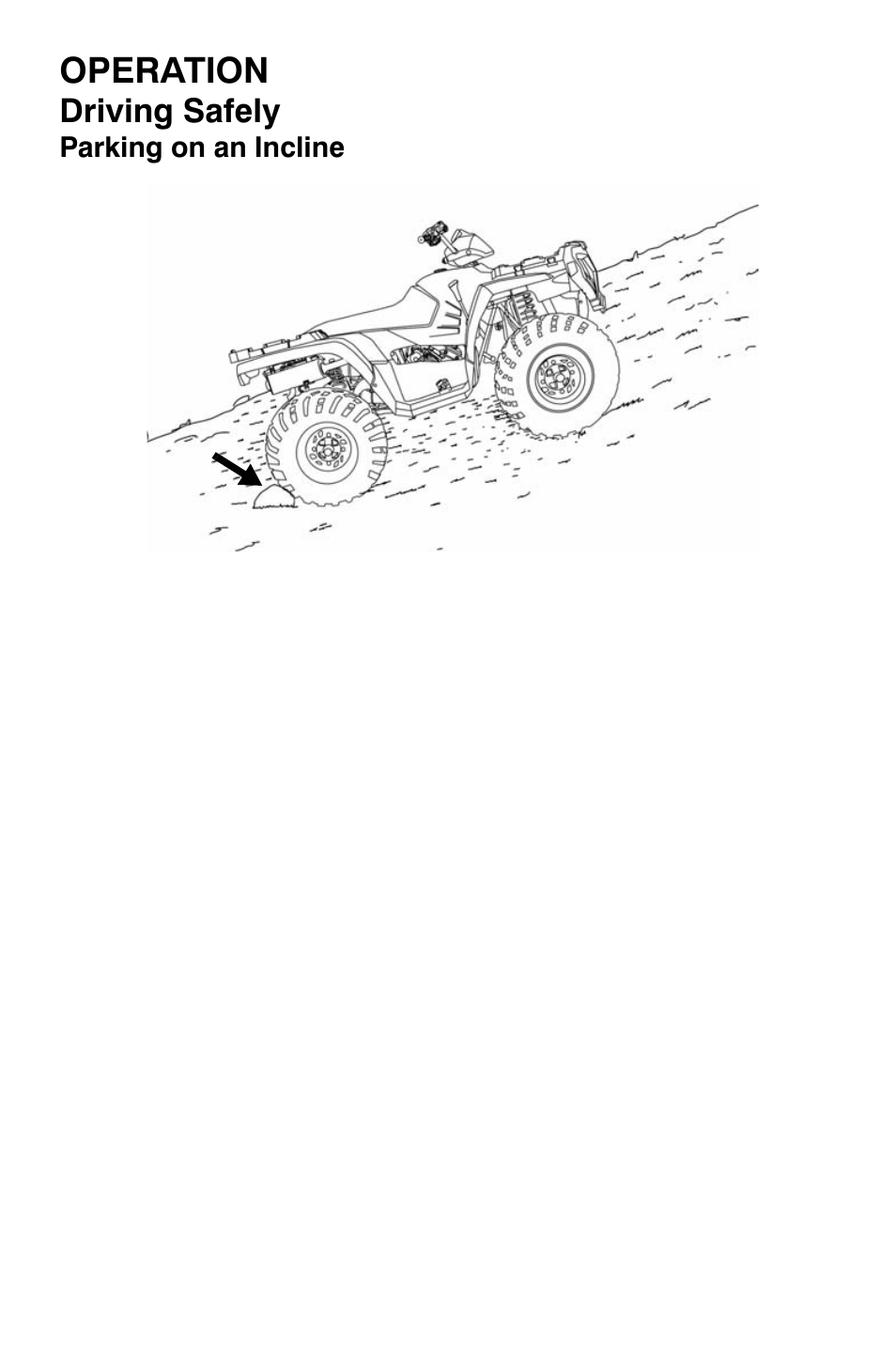 Operation, Driving safely | Polaris Sportsman 9920374 User Manual | Page 71 / 143