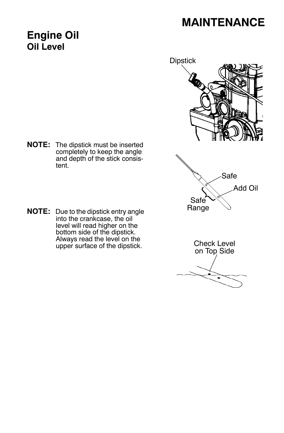 Maintenance, Engine oil | Polaris Sportsman 9920374 User Manual | Page 80 / 143