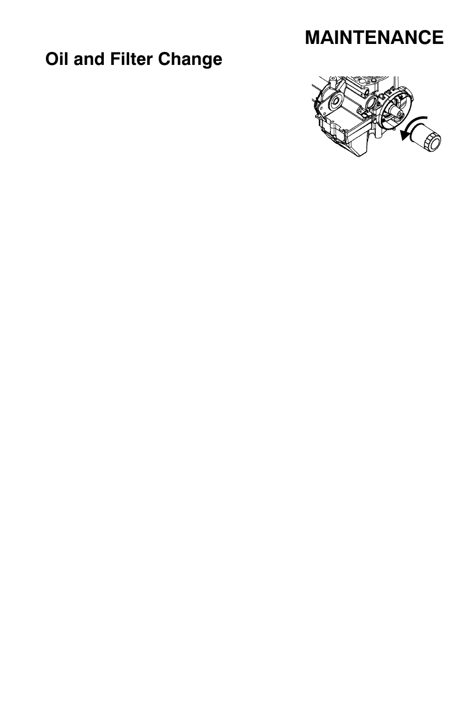 Maintenance, Oil and filter change | Polaris Sportsman 9920374 User Manual | Page 82 / 143