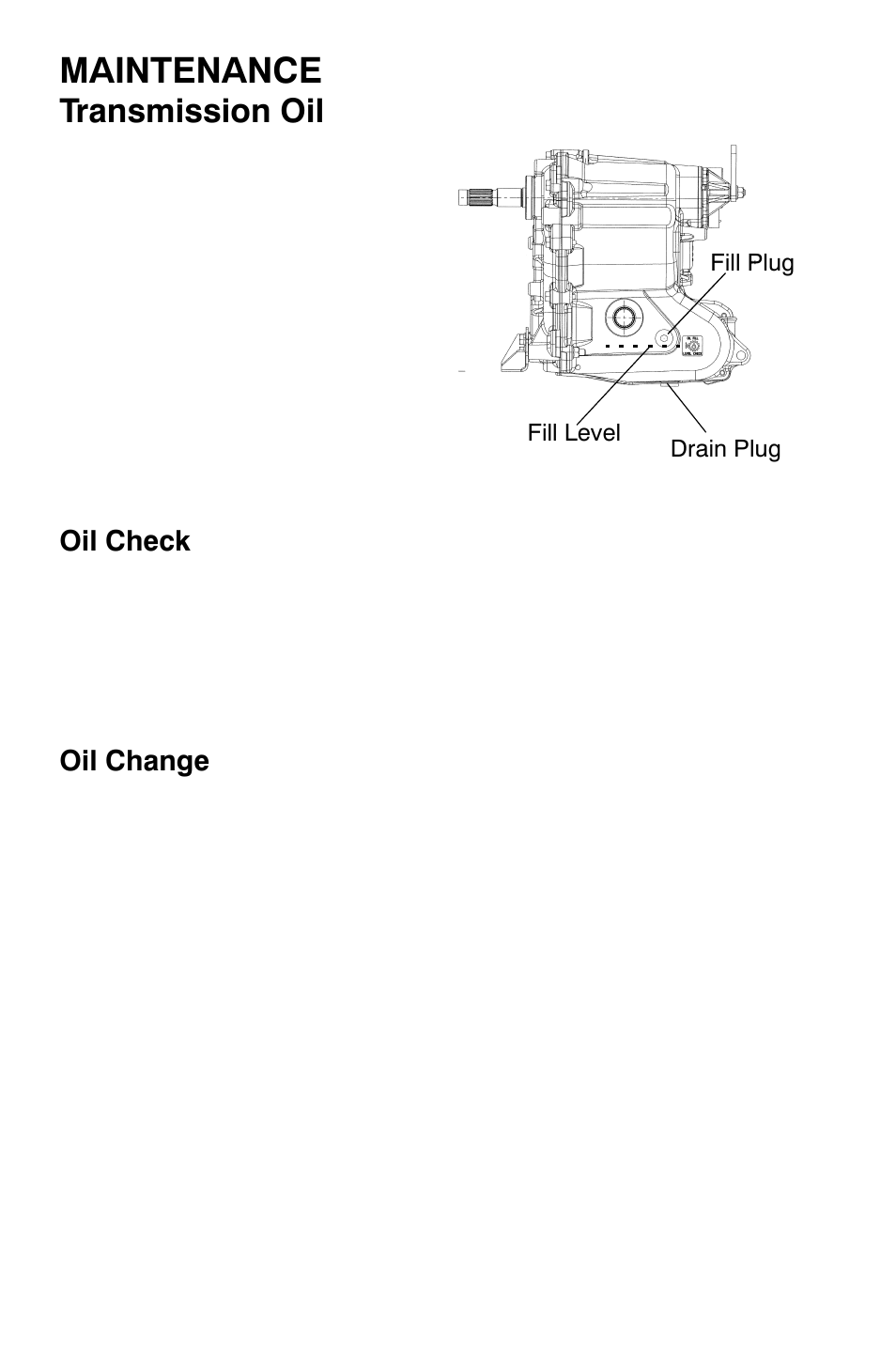 Maintenance, Transmission oil | Polaris Sportsman 9920374 User Manual | Page 83 / 143