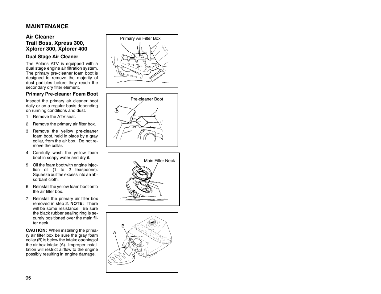 Maintenance | Polaris Offroad Vehicle User Manual | Page 105 / 157