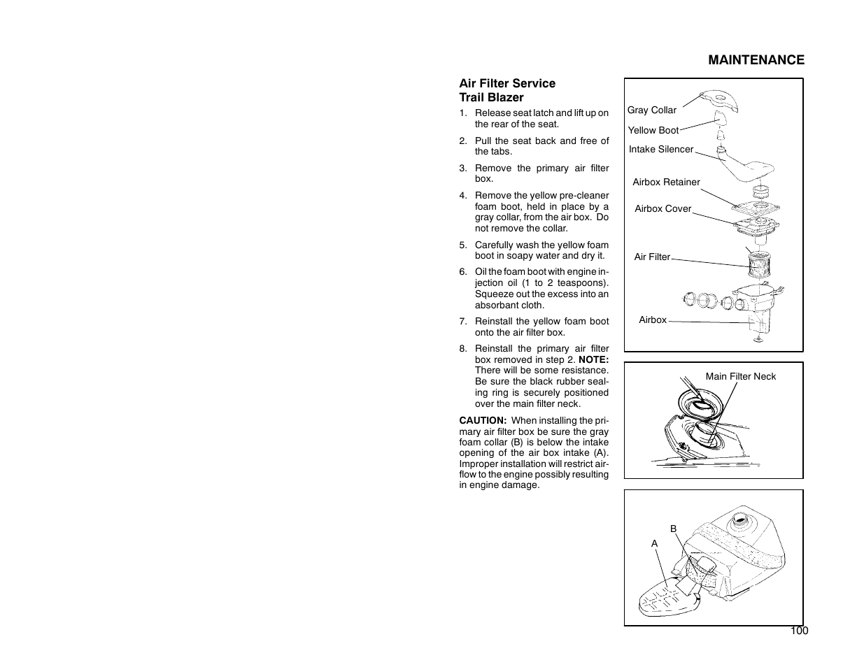 Maintenance | Polaris Offroad Vehicle User Manual | Page 110 / 157