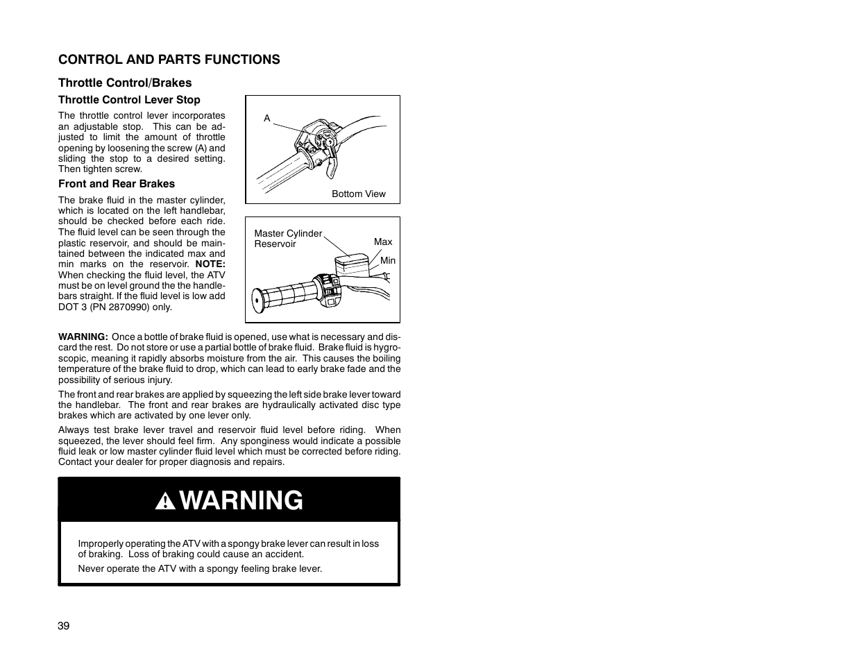 Warning | Polaris Offroad Vehicle User Manual | Page 49 / 157