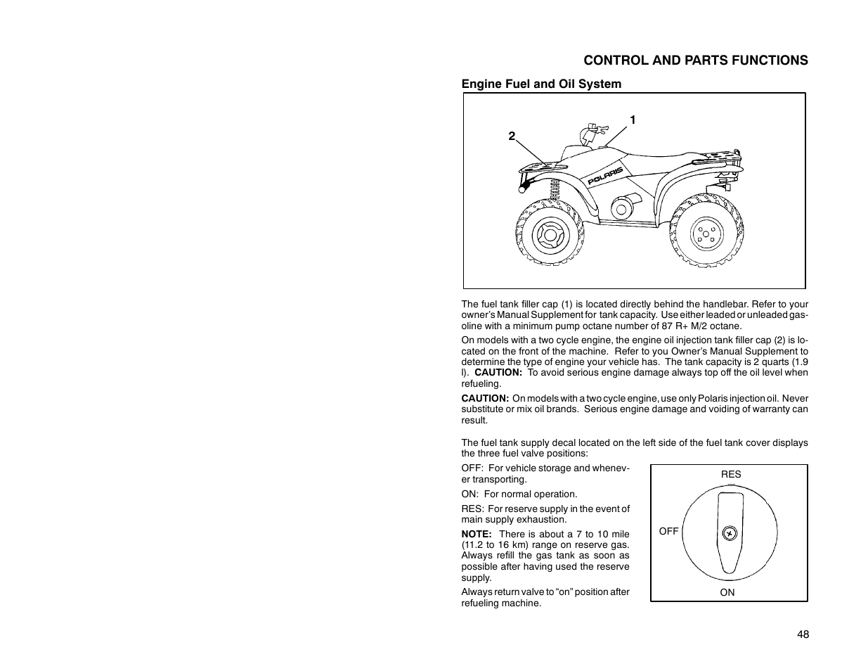 Polaris Offroad Vehicle User Manual | Page 58 / 157