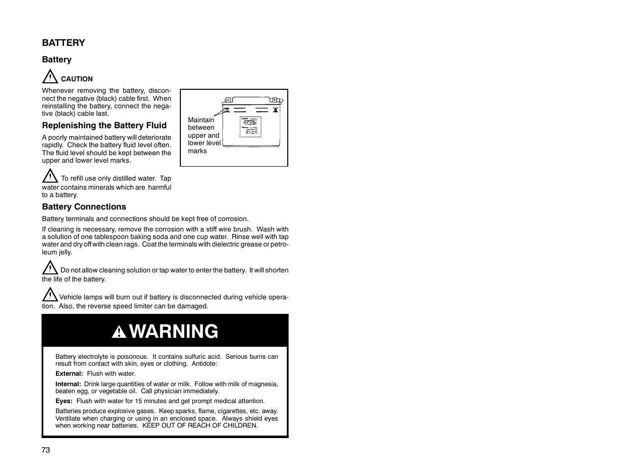 Warning | Polaris Offroad Vehicle User Manual | Page 83 / 157