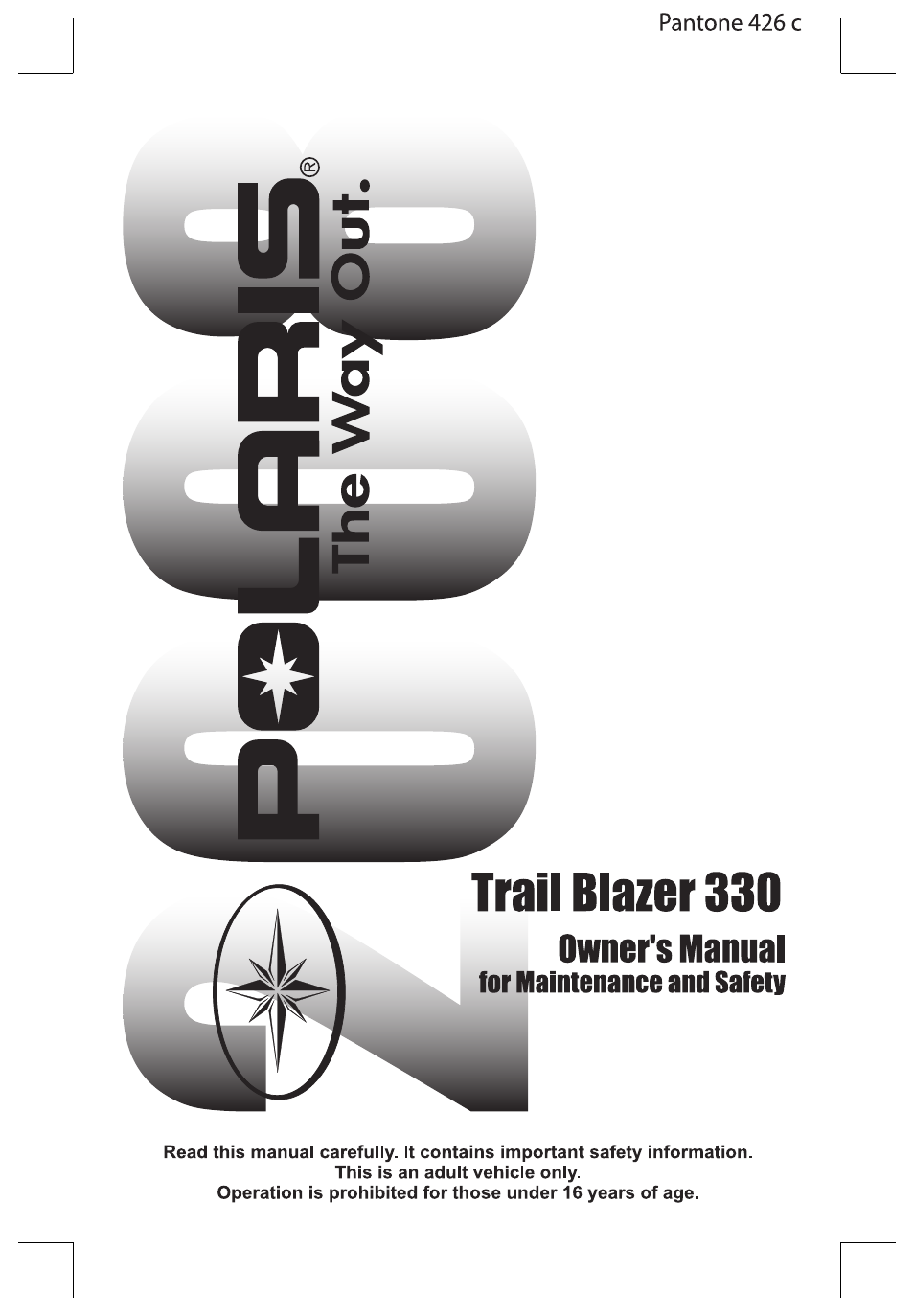 Polaris TRAIL BLAZER 330 User Manual | 122 pages