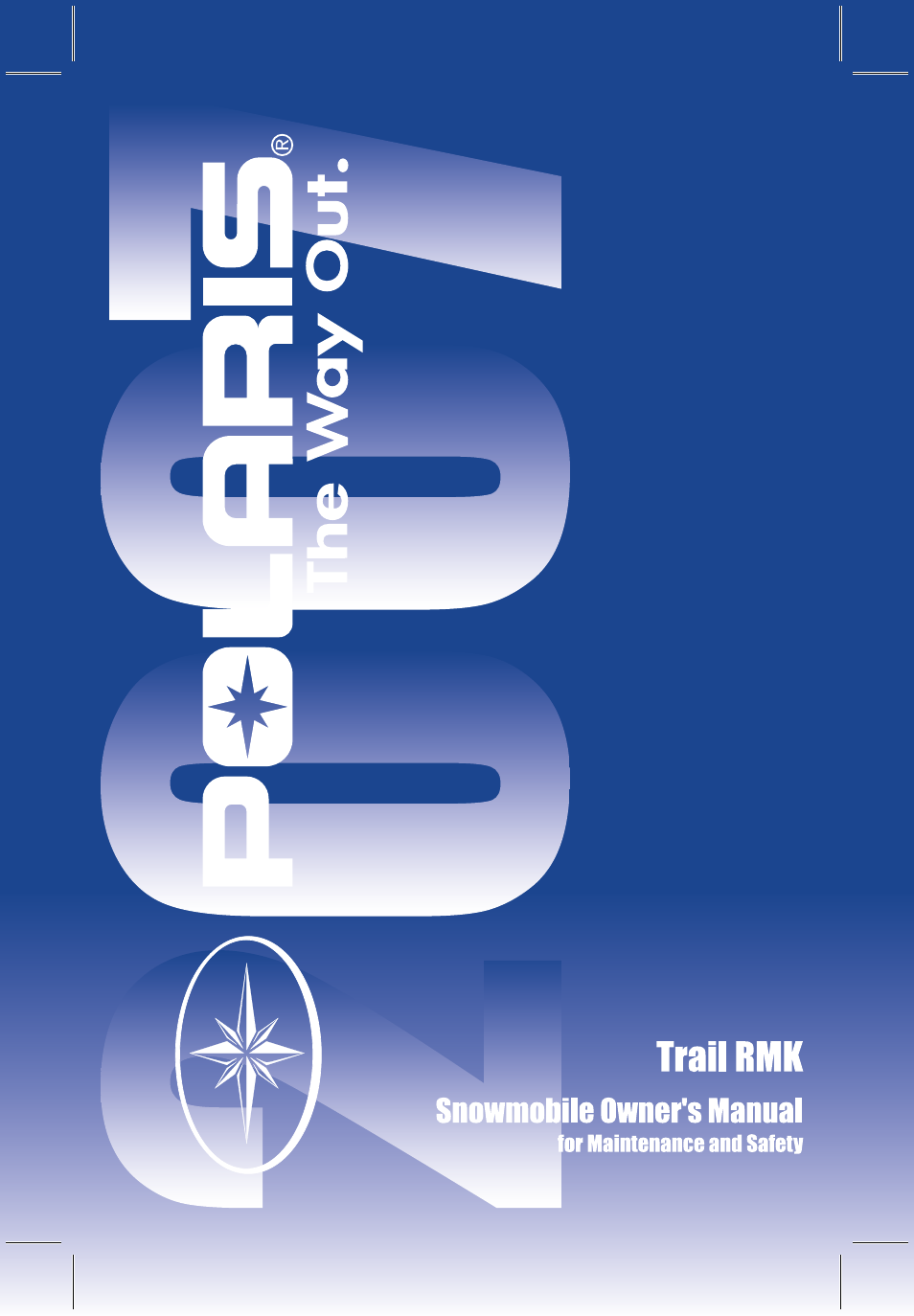 Polaris Trail RMK User Manual | 134 pages