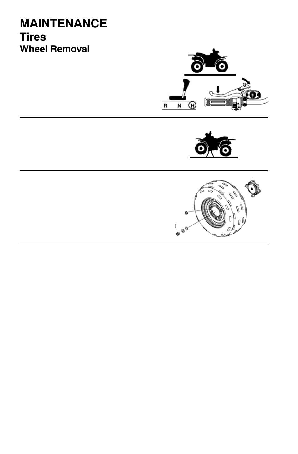Maintenance, Tires | Polaris Sportsman 9921335 User Manual | Page 90 / 133