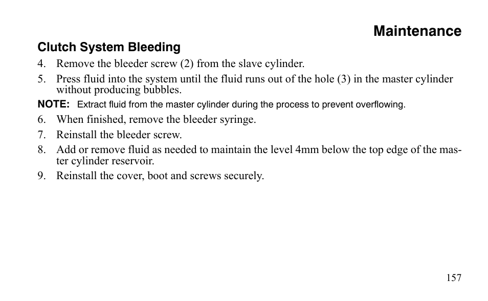 Maintenance | Polaris Outlaw 9921123 User Manual | Page 160 / 220