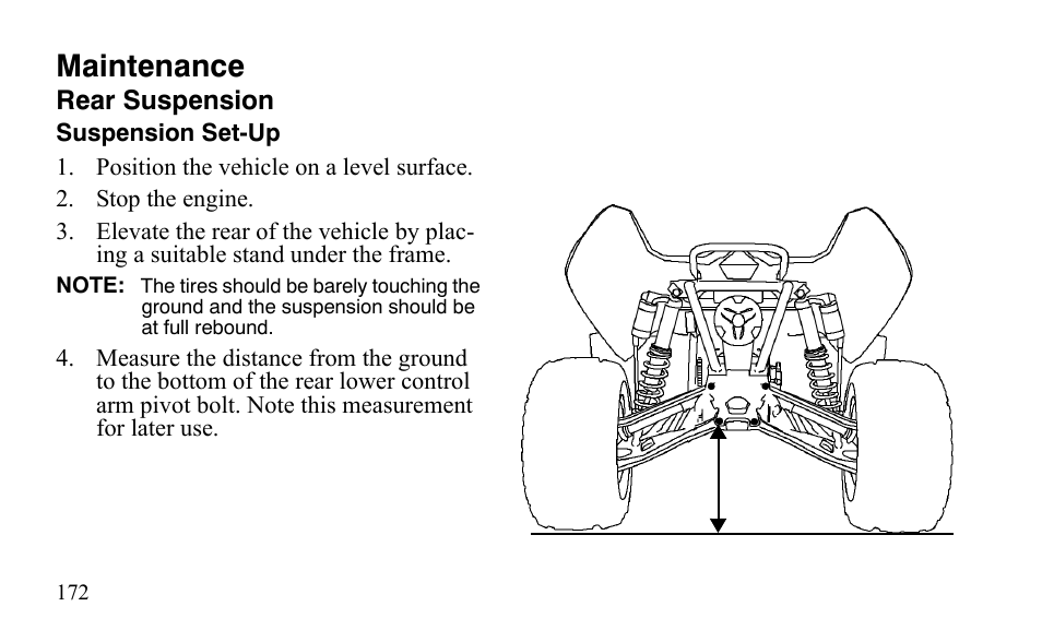 Maintenance | Polaris Outlaw 9921123 User Manual | Page 175 / 220