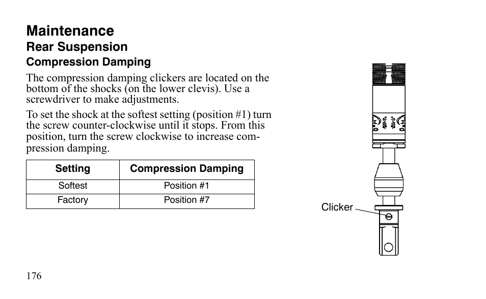 Maintenance | Polaris Outlaw 9921123 User Manual | Page 179 / 220