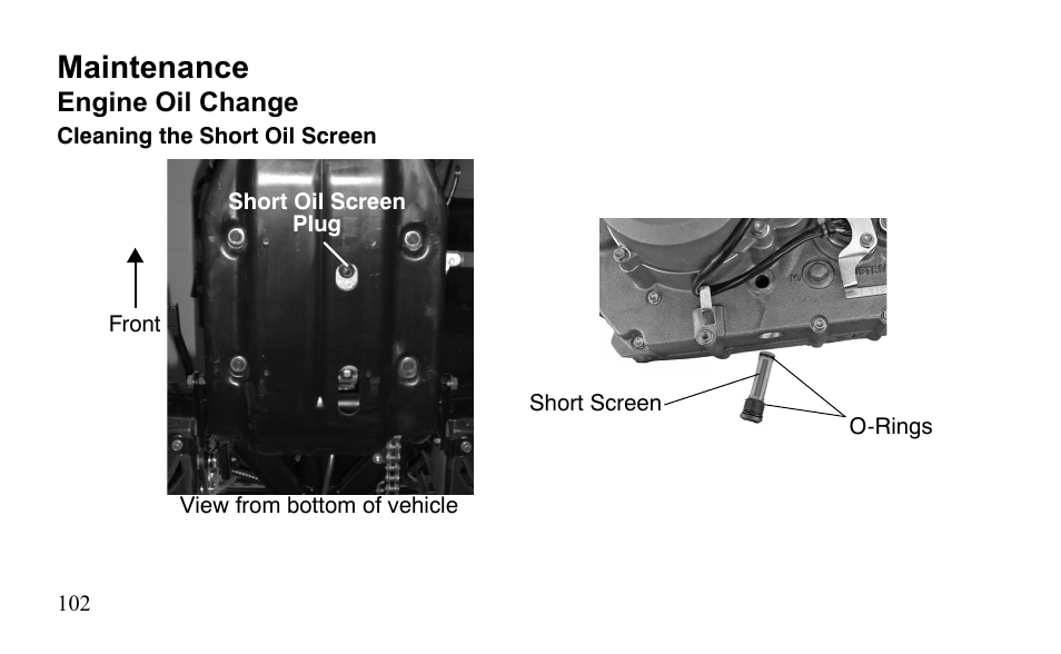 Maintenance | Polaris Outlaw 525 S User Manual | Page 105 / 205