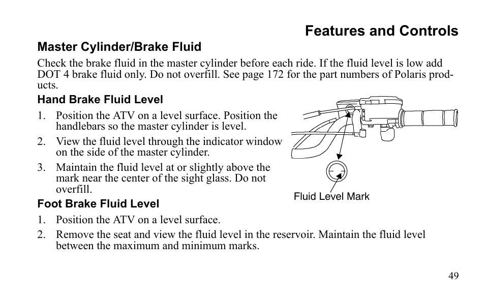 Features and controls | Polaris Outlaw 525 S User Manual | Page 52 / 205