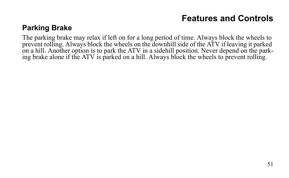 Features and controls | Polaris Outlaw 525 S User Manual | Page 54 / 205