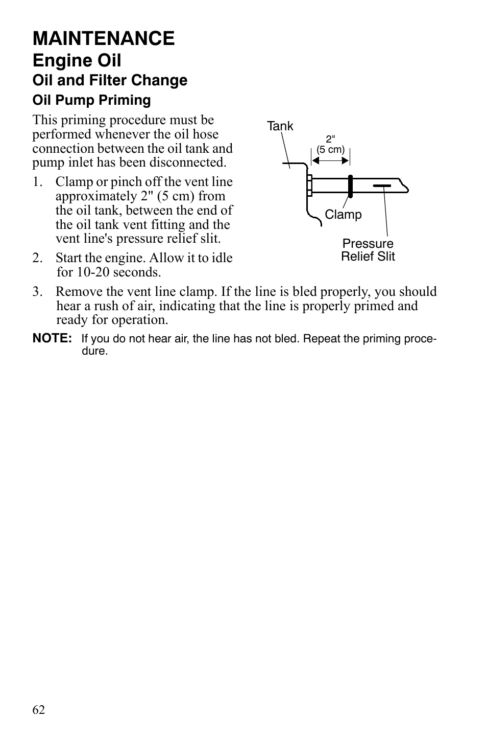 Maintenance, Engine oil, Oil and filter change | Polaris 4X4 500 EFI User Manual | Page 65 / 124