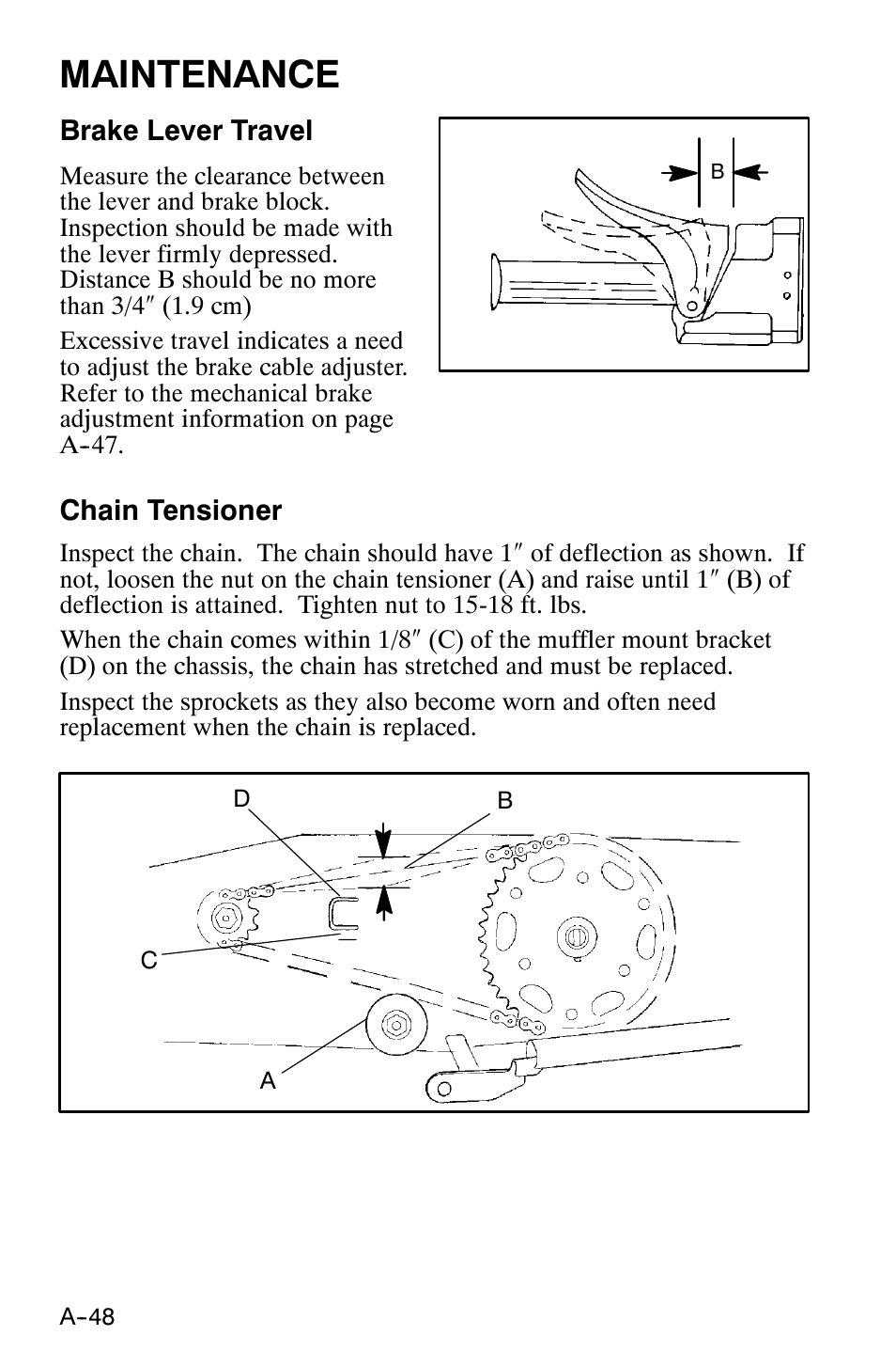 Maintenance | Polaris 120 XC SP User Manual | Page 67 / 98