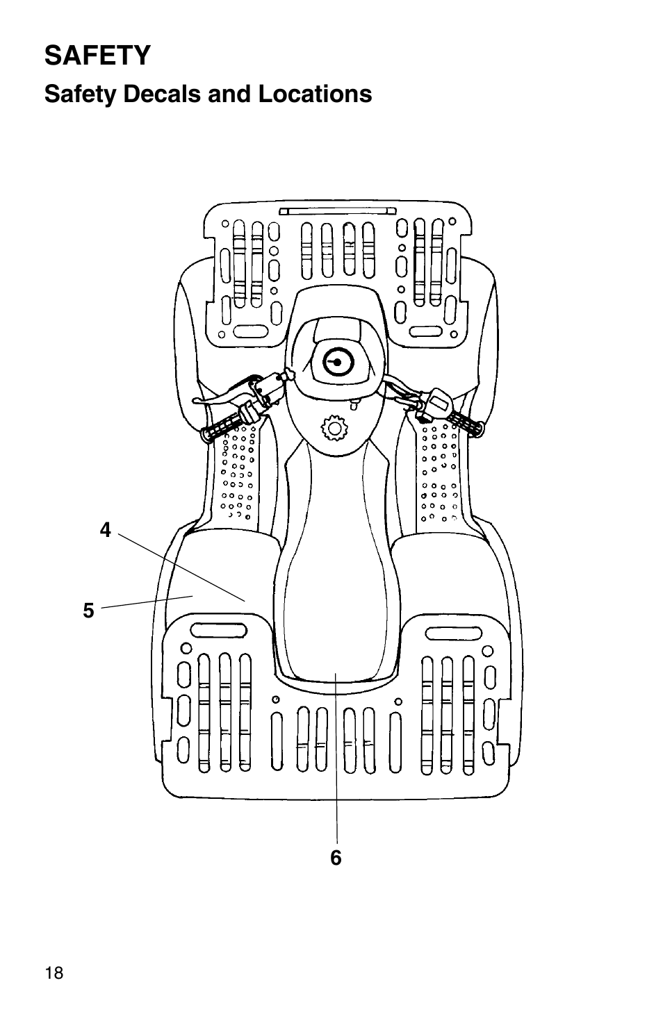 Safety, Safety decals and locations | Polaris Sprotsman 700 User Manual | Page 20 / 148