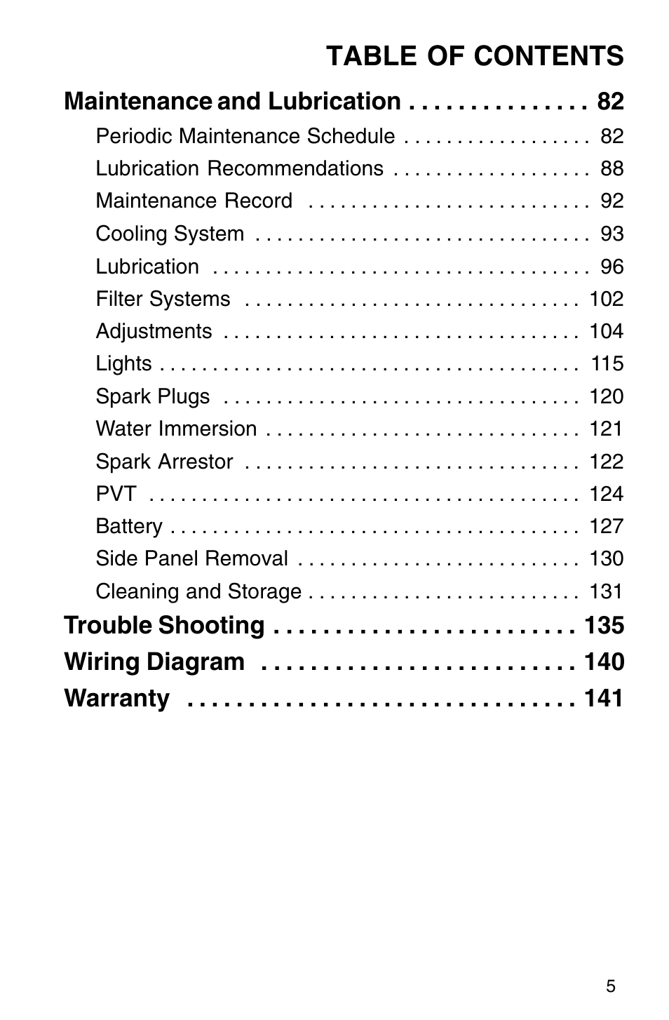 Polaris Sprotsman 700 User Manual | Page 7 / 148