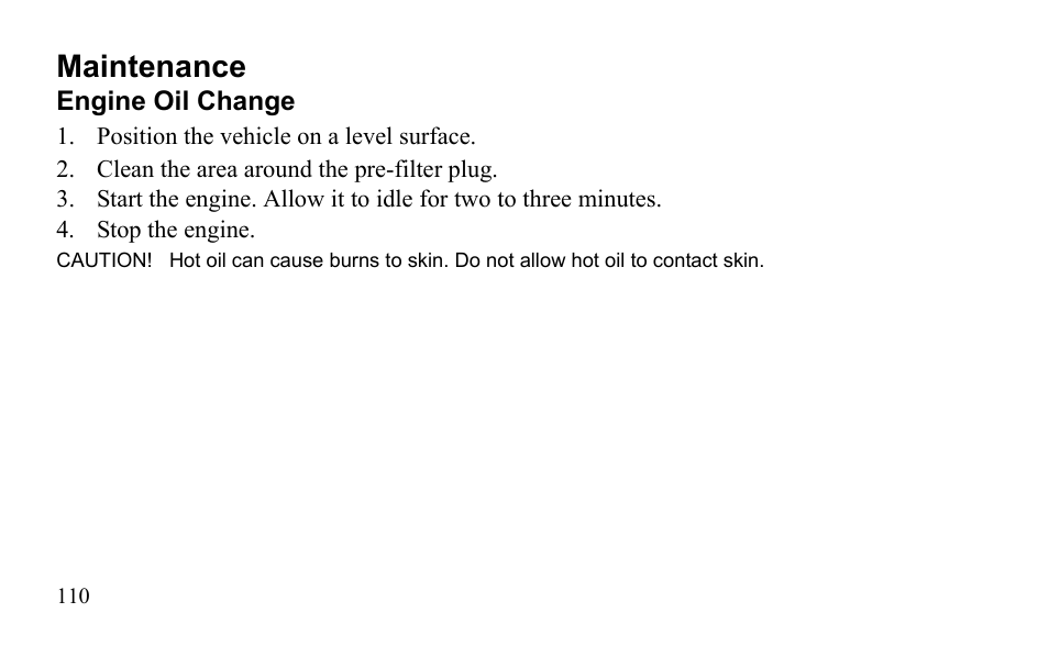 Maintenance | Polaris Sportsman 9922475 User Manual | Page 113 / 199